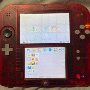 Crystal red 2DS / game lot read description